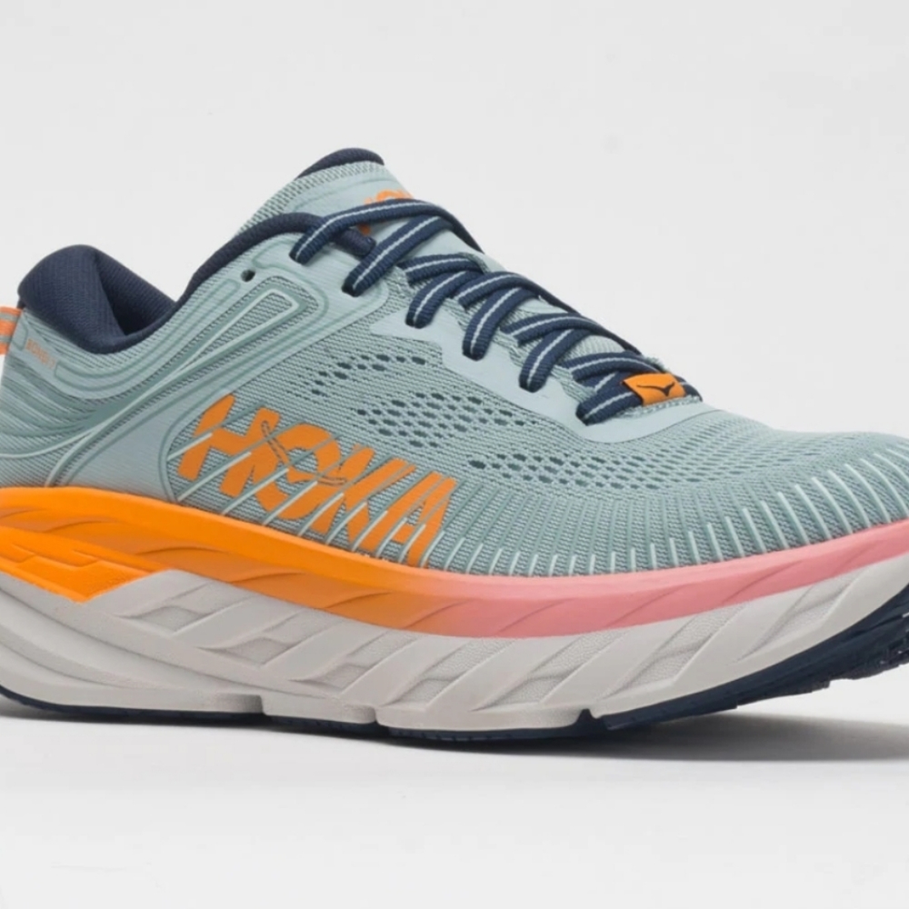 Hoka One One Bondi 7 Women'sBlue Haze/Black Iris Size 6.5